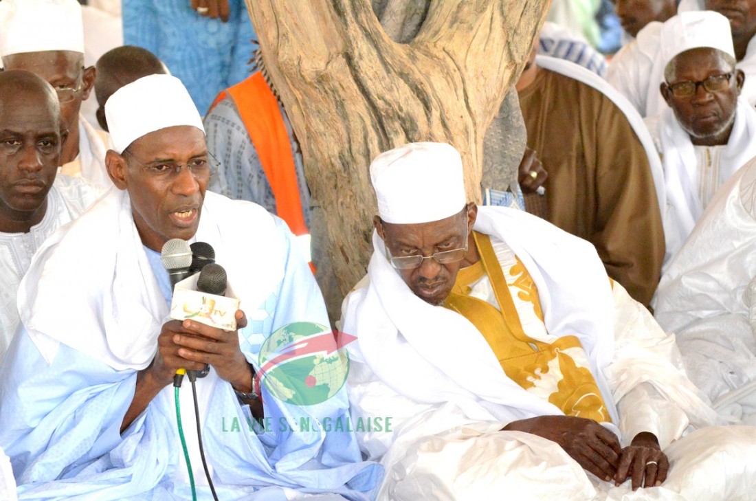 Abdoulaye Daouda Diallo et Eva Marie Coll Seck à Madina Gounass