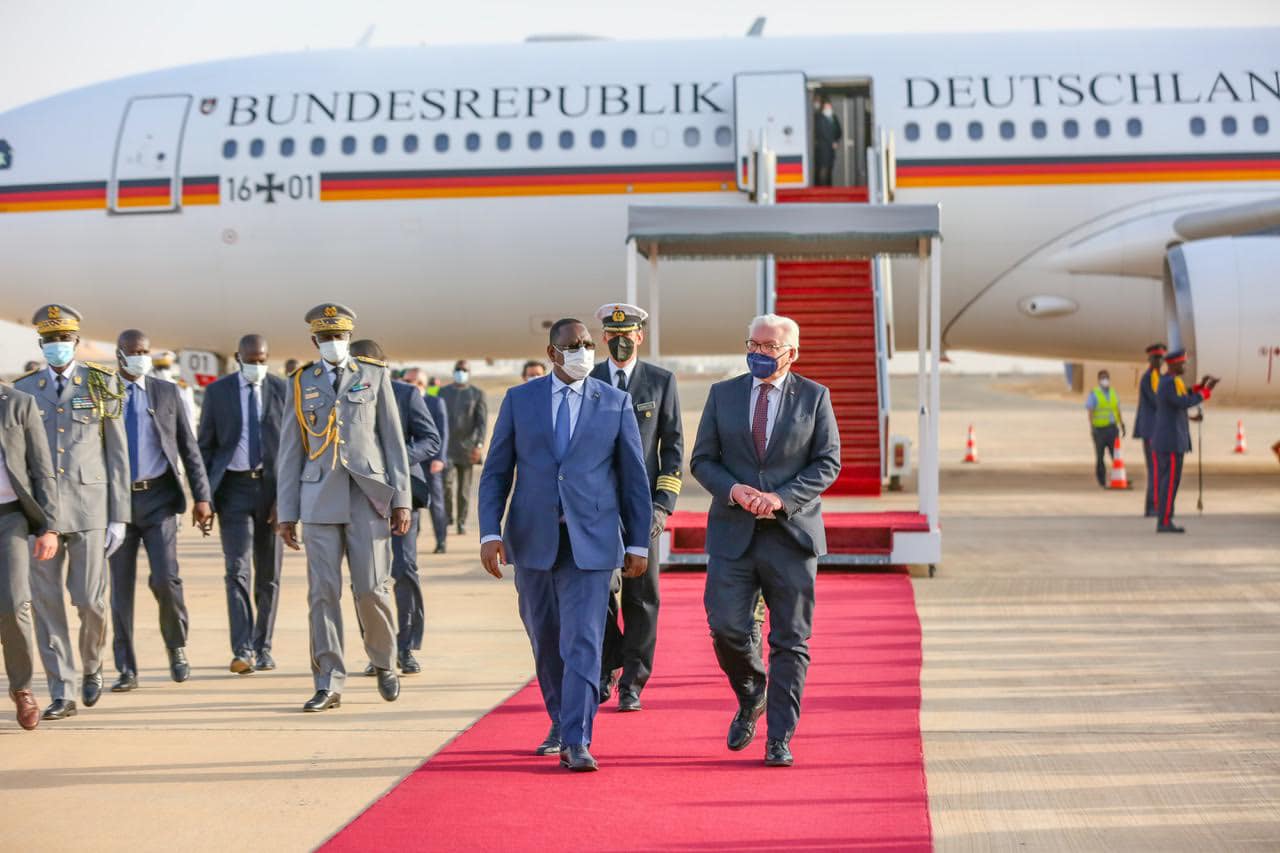 Le président allemand, Frank-Walter Steinmeier à  Dakar pour une visite de 72h