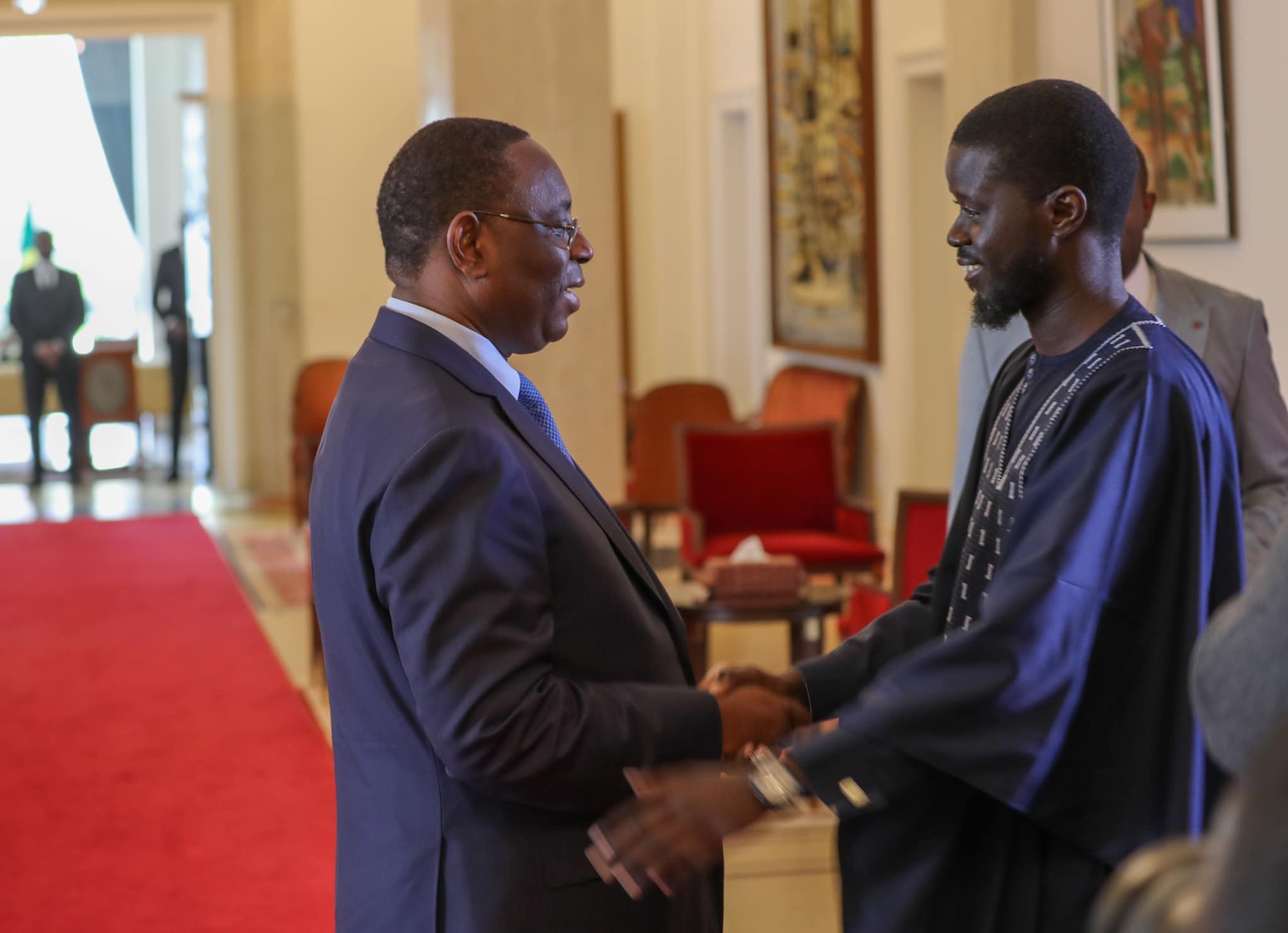 Palais de la République : Macky Sall a rencontré son successeur Bassirou Diomaye Faye