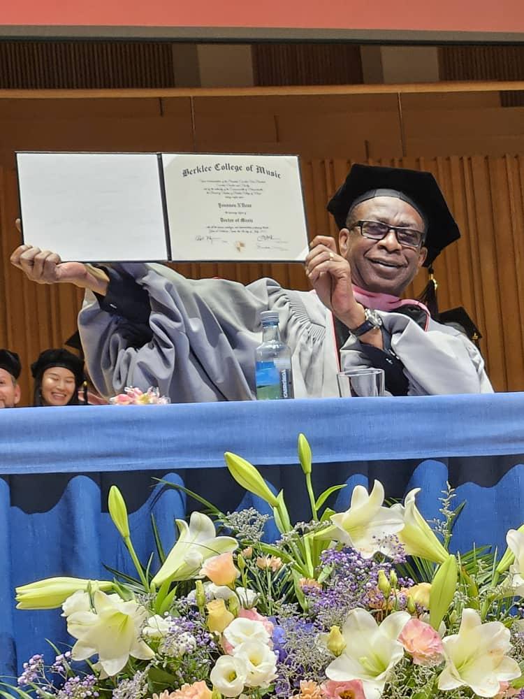 Youssou Ndour Docteur Honoris Causa de l'université Berklee